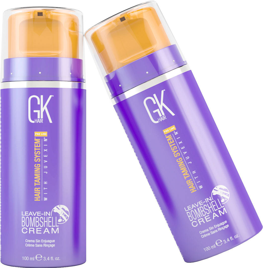 

Крем для укладки блондинистых волос GKhair (Global Keratin) Leave-in Bombshell Cream