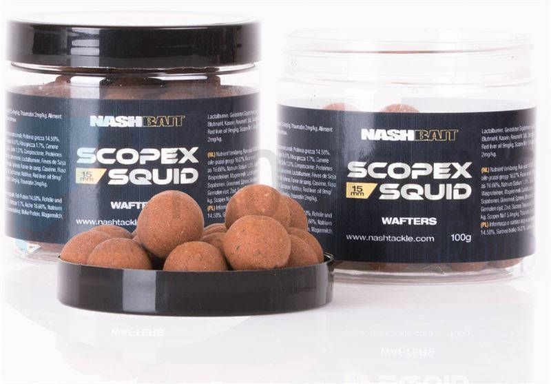 

Бойлы нейтральной плавучести wafters Nash Scopex Squid