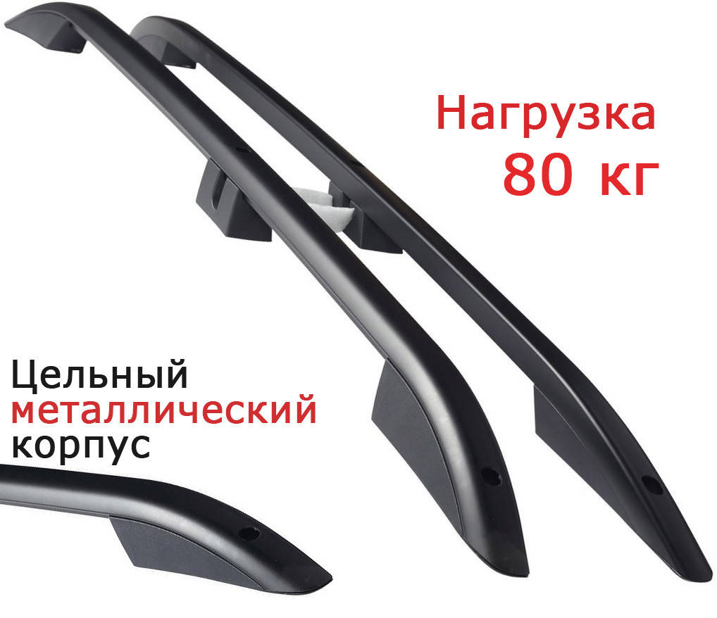 

Рейлинги на Renault Trafic (с 2015--) металлические наконечники