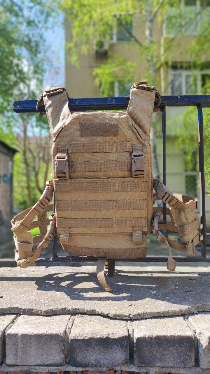 

Тактический жилет - плитоноска "Conquer Pro" Coyote