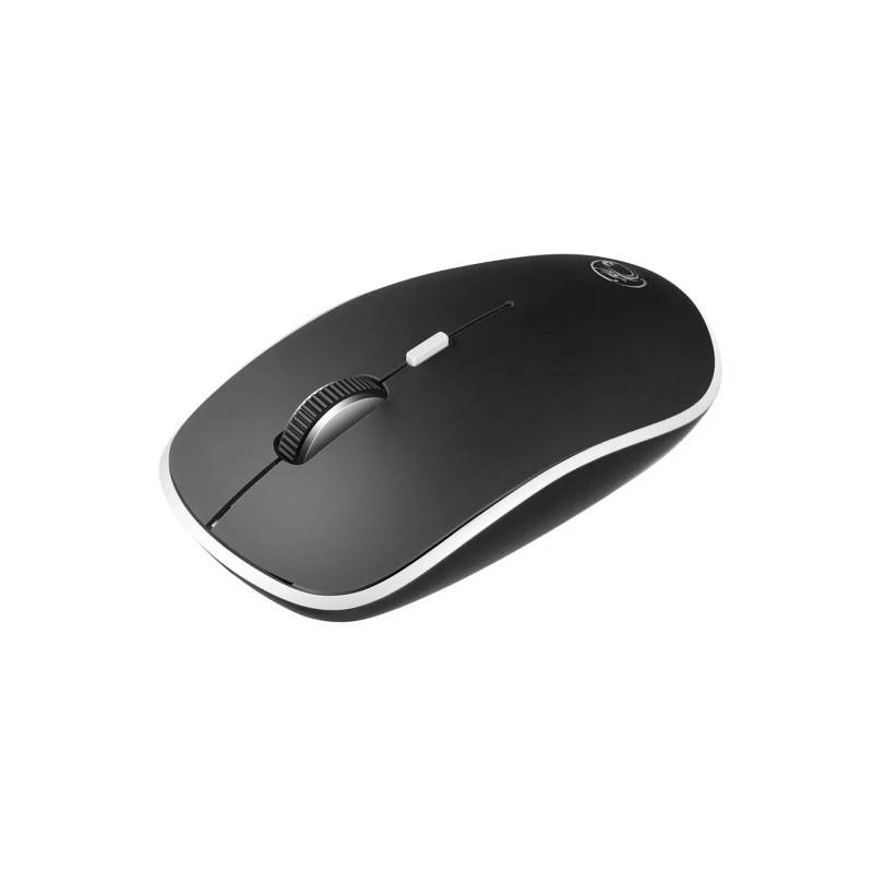 

1600DPI тихая беспроводная мышка плоская iMice G-1600, черная, Черный