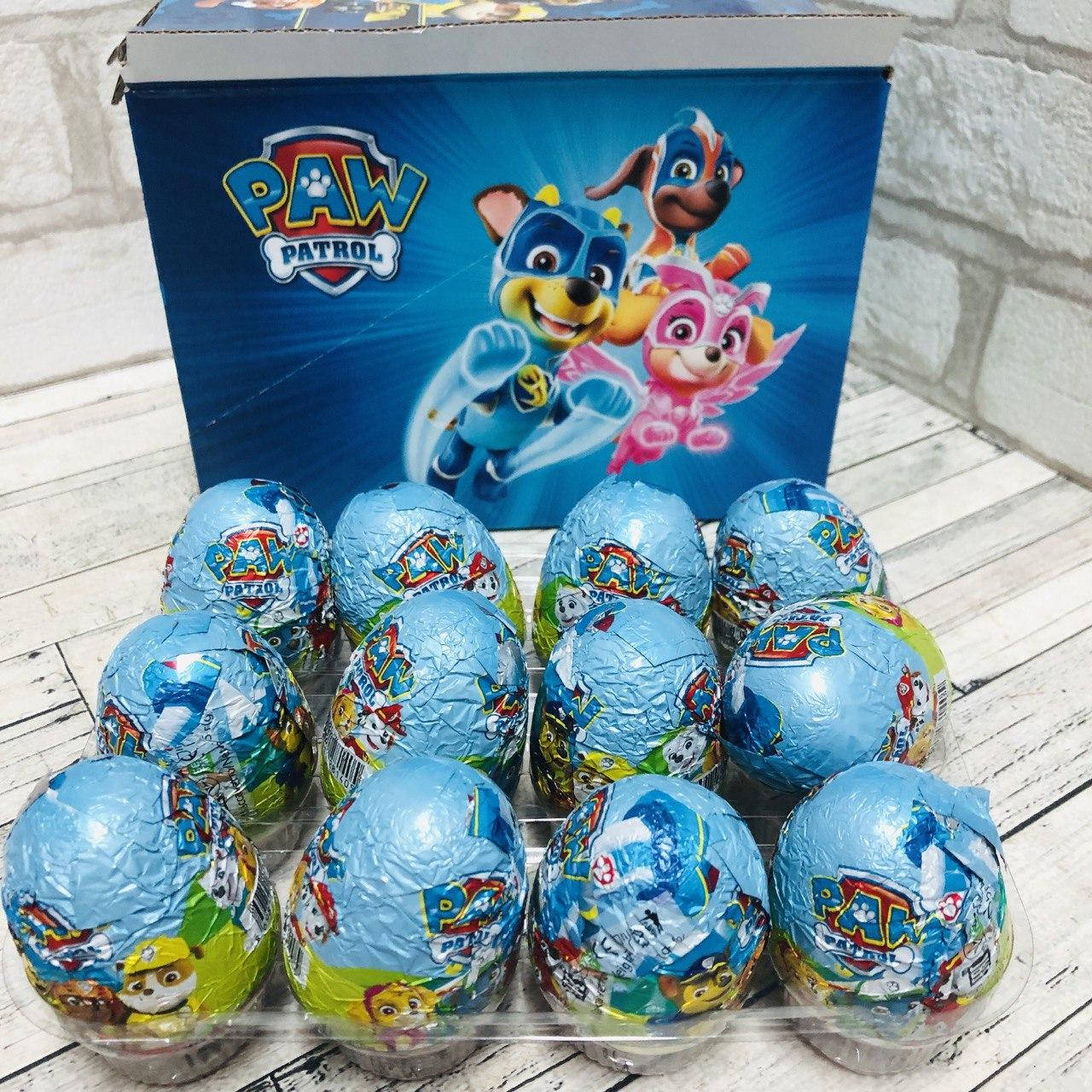 

Шоколадное яйцо Paw patrol ЩЕНЯЧИЙ ПАТРУЛЬ 24 шт