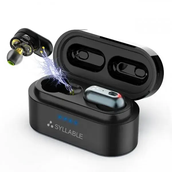 

Беспроводные наушники Syllable S101 Plus Black вакуумные с микрофоном