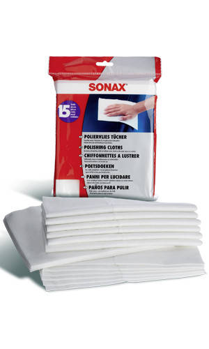 

Салфетки для полировки SONAX комплект 15 шт. (422200)