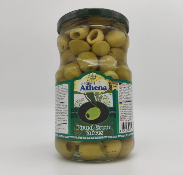 

Оливки зеленые без косточки Athena , 700 мл