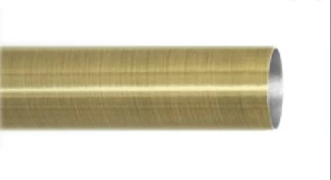 

Металлическая кованая труба 25 мм (160 см) Античное золото