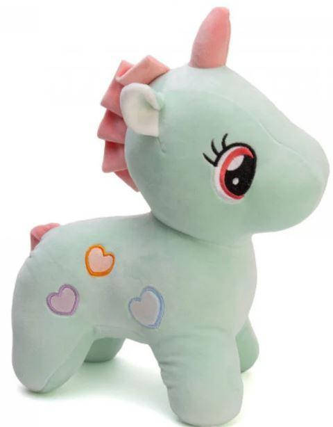 

Мягкая игрушка Единорог большой 40 см, Зелёный