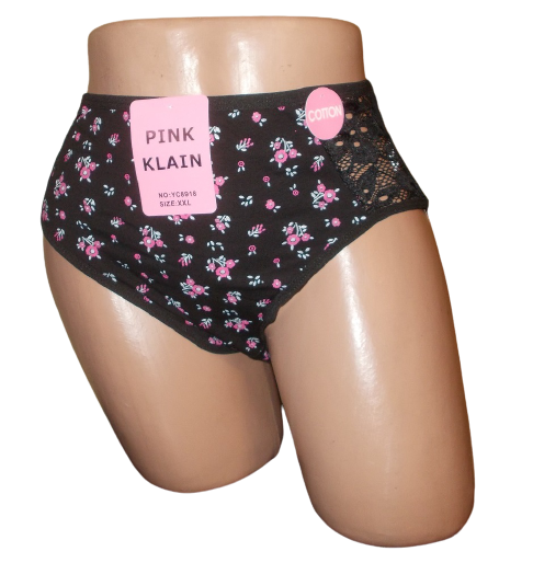 

Женские трусики Pink Klain 8918 XXL черные, Черный