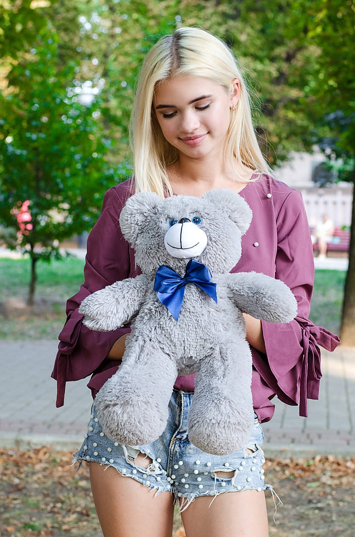 

Мишка Рафаэль 50 см Серый