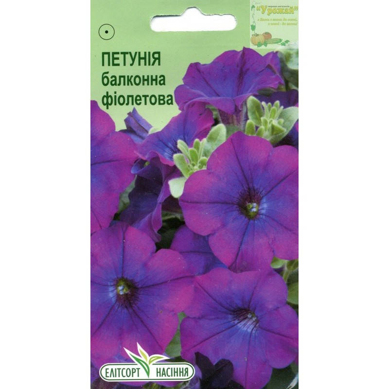 

Семена цветы Петуния балконная фиолетовая, 0,05 г, Фиолетовый