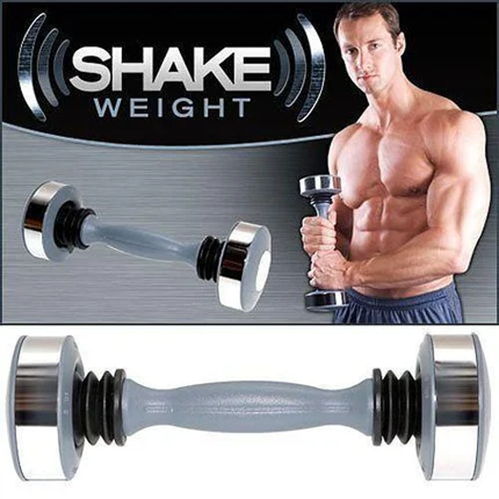 

Гантель Shake weight мужская / Виброгантель, Серый