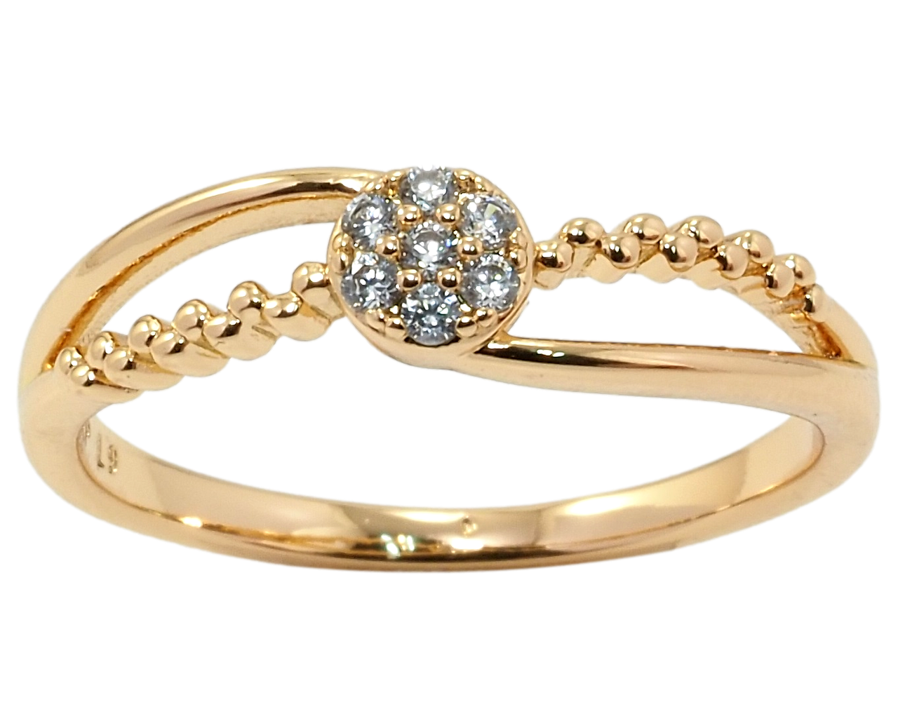 

Кольцо Xuping Позолота 18K "Минимализм" р.19.5,20.5,21