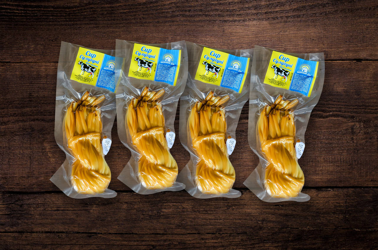 

Сулугуні косичка копчена ТМ "Казковий дім"