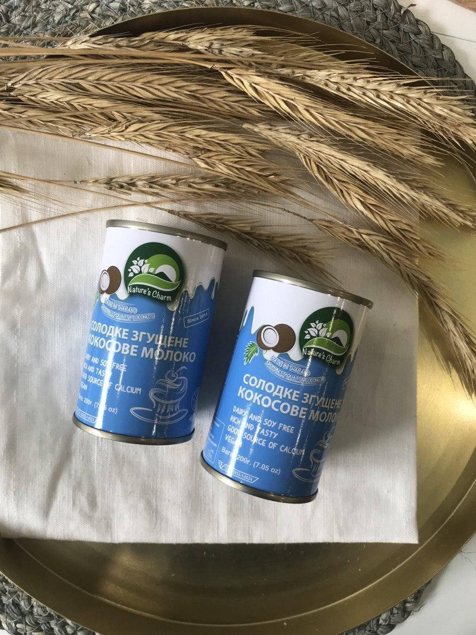 

Молоко кокосове згущене Nature's Charm 200 г