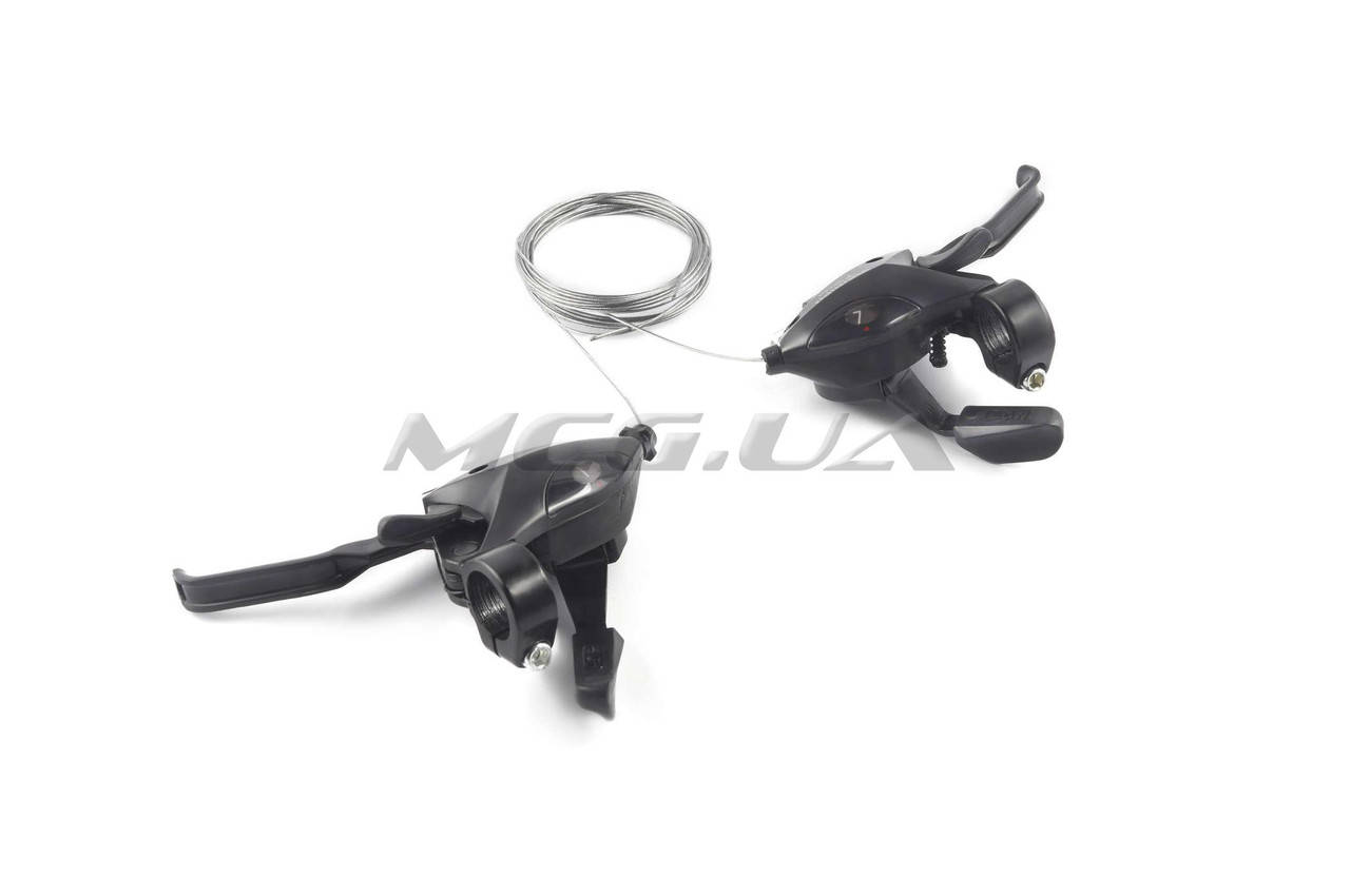 

Манетки переключения скоростей велосипеда (комбинированные, L-3, R-7 скоростей) "YKX" (mod:1)