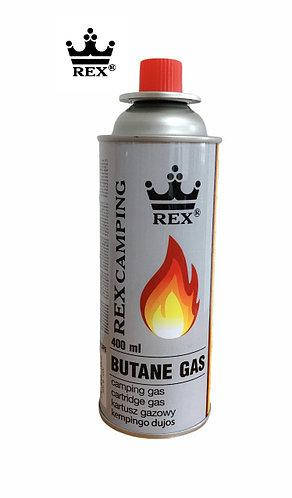 

Газ для портативных газовых приборов Rex Camping 220 грамм, 400 мл