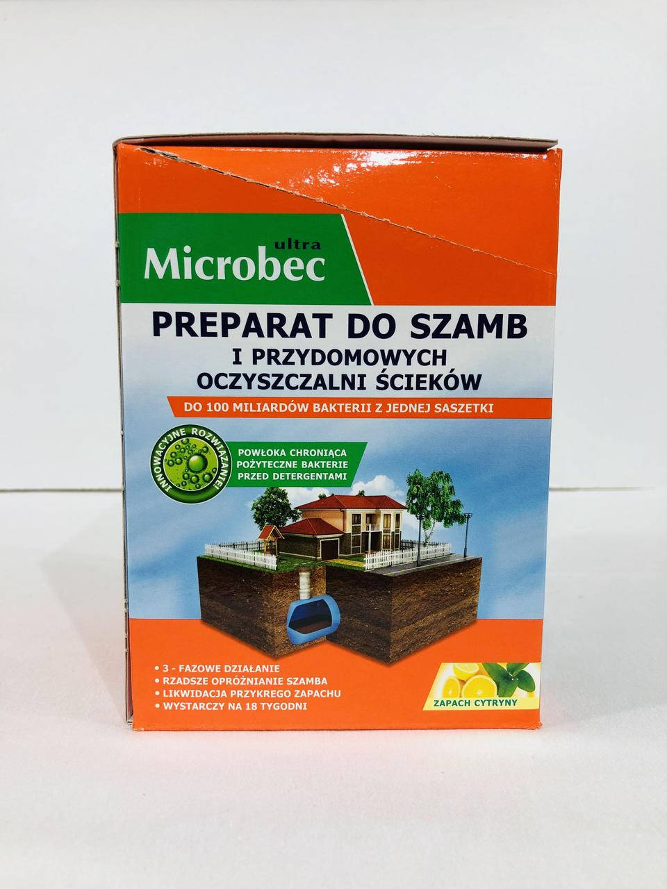 

Средство Microbec Ultra для выгребных ям и септиков (лимон), 25 г