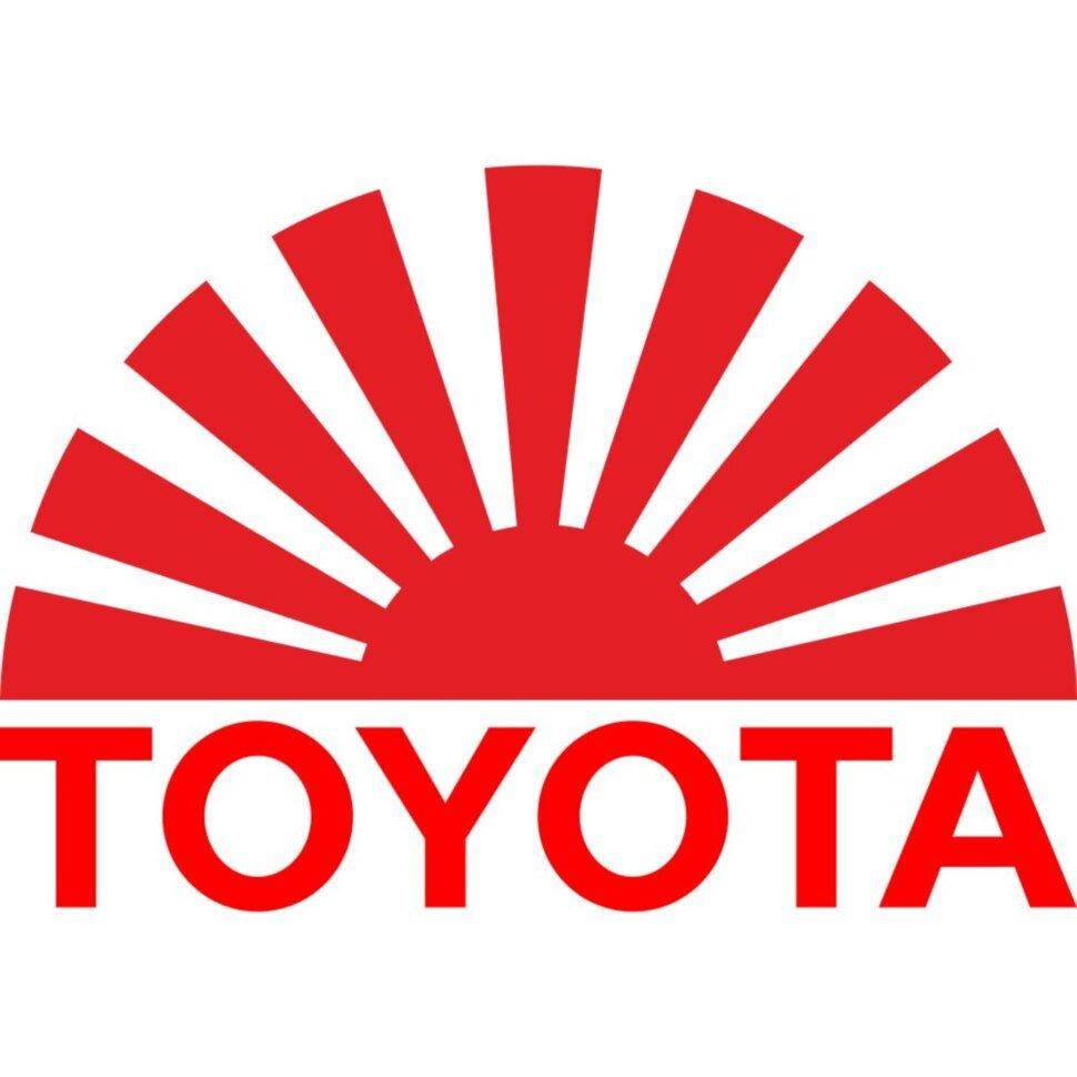 

JDM наклейка на автомобиль - Японский флаг Toyota
