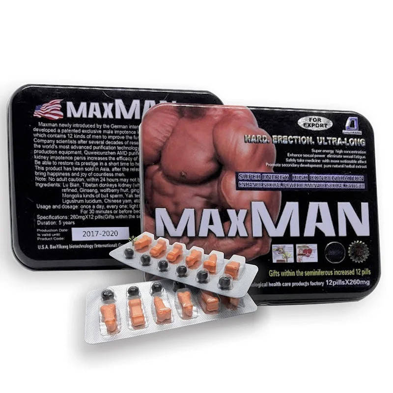

МаксМен мужской возбудитель MaxMan (12+12)