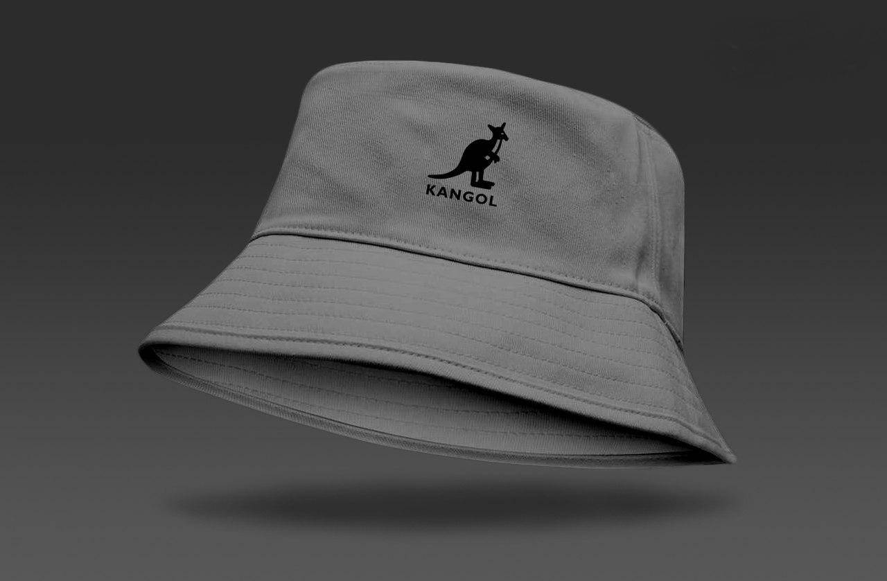 

Летняя серая панама Kangol, серая панамка кангол