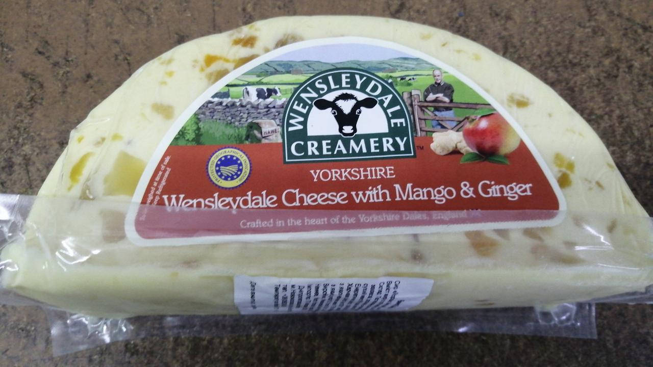 

Сыр Wensleydale Cheese With Mango & Ginger (манго и имбирь) Сыр Илчестер Уенслидейл