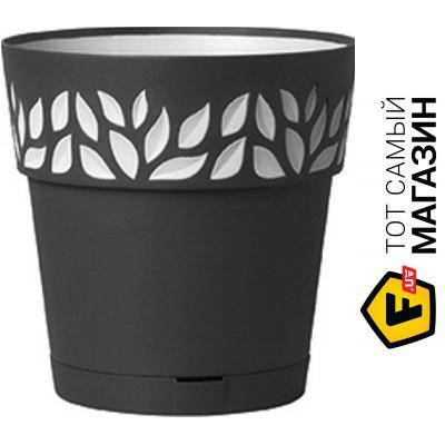 

Stefanplast Горшок пластиковый Opera Orfeo круглый 7,5 л графит (94103)