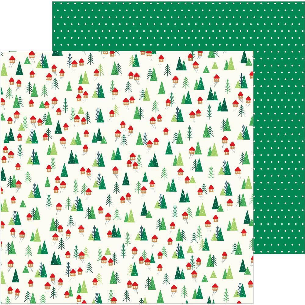 

Папір двосторонній - Home For Christmas - Cozy & Bright - Pebbles - 30х30