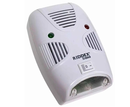 

Отпугиватель крыс мышей тараканов пауков блох мух комаров Riddex Quad Pest Repelling Aid (34327)