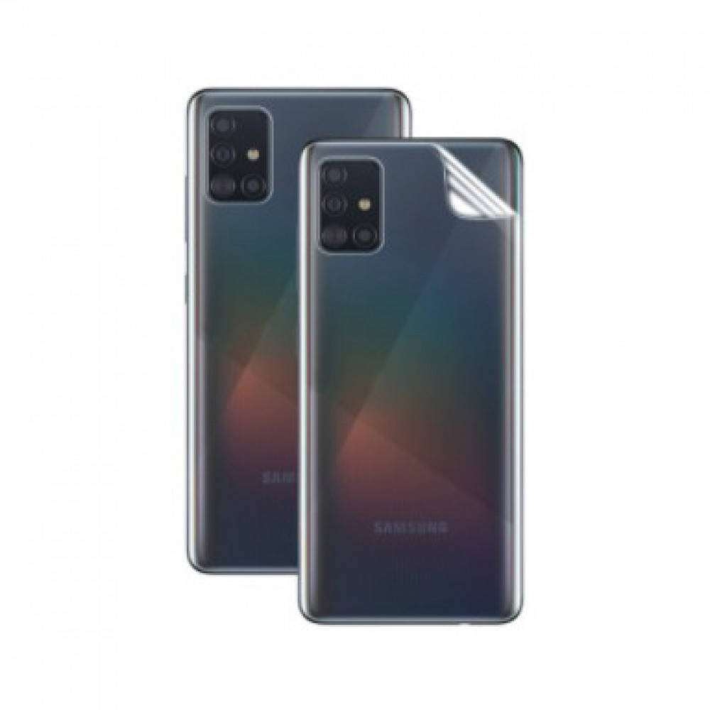 

Противоударная гидрогелевая пленка Hydrogel Film для Samsung Galaxy A51 на заднюю панель, Transparent