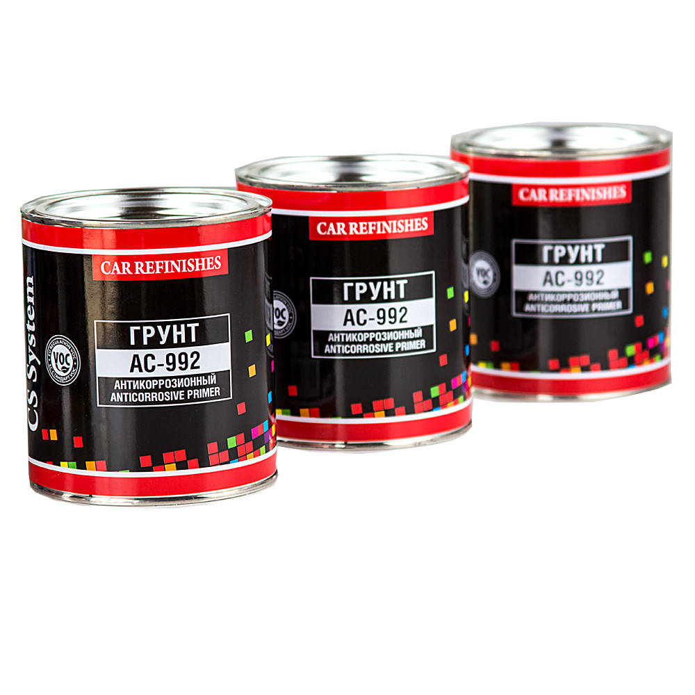 

Грунт антикоррозийный АС-992 CS SYSTEM 0,75кг Серый