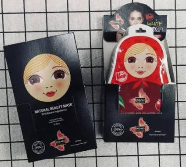 

Маска для лица Dizao Вишня "Cherry and Collagen" от морщин, 30г