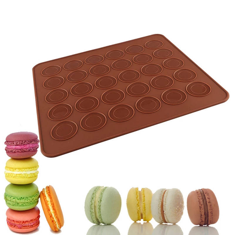 

Килимок силіконовий для випікання French Macarons, 40х30 см
