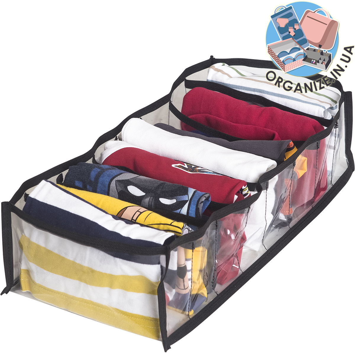 

Гибкий разделитель для хранения вещей М (черный)