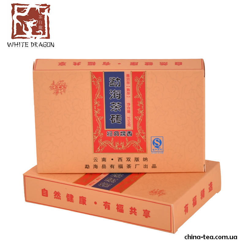 

Шу пуэр «Юн Мин Ча Чжуан» (Кирпич Вечной Ясности), 2014 год, 250 г.