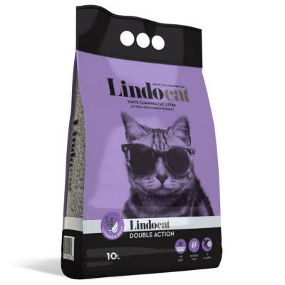 

Lindocat (Линдокет) Бентонитовый наполнитель для кошачьего туалета с ароматом лаванды и арганового масла 10 л.
