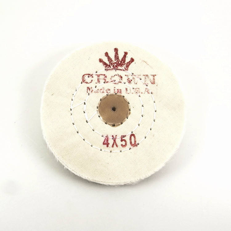 

Круг муслиновый CROWN 100 мм 4х50 белый