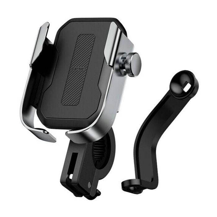 

Велодержатель для телефона Baseus Armor Motorcycle Holder Black (SUKJA-01)