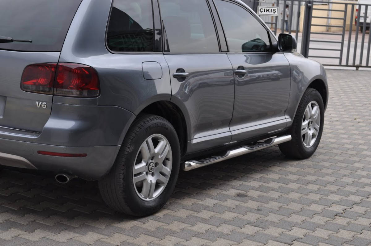 

Боковые трубы (2 шт, нерж) - Volkswagen Touareg 2002-2010 гг.