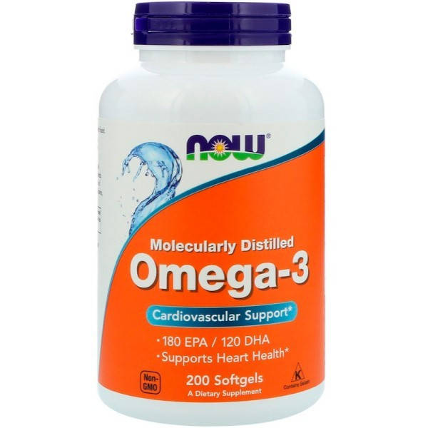 

Omega-3 1000 mg Now Foods (200 капсул)
