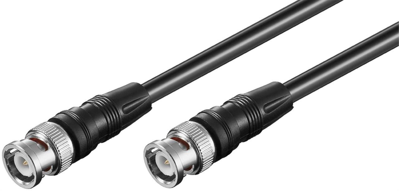 

Кабель антенний BNC/50ohm M/M 10.0m Goobay RG58 Shielded Черный(75.05.0088)