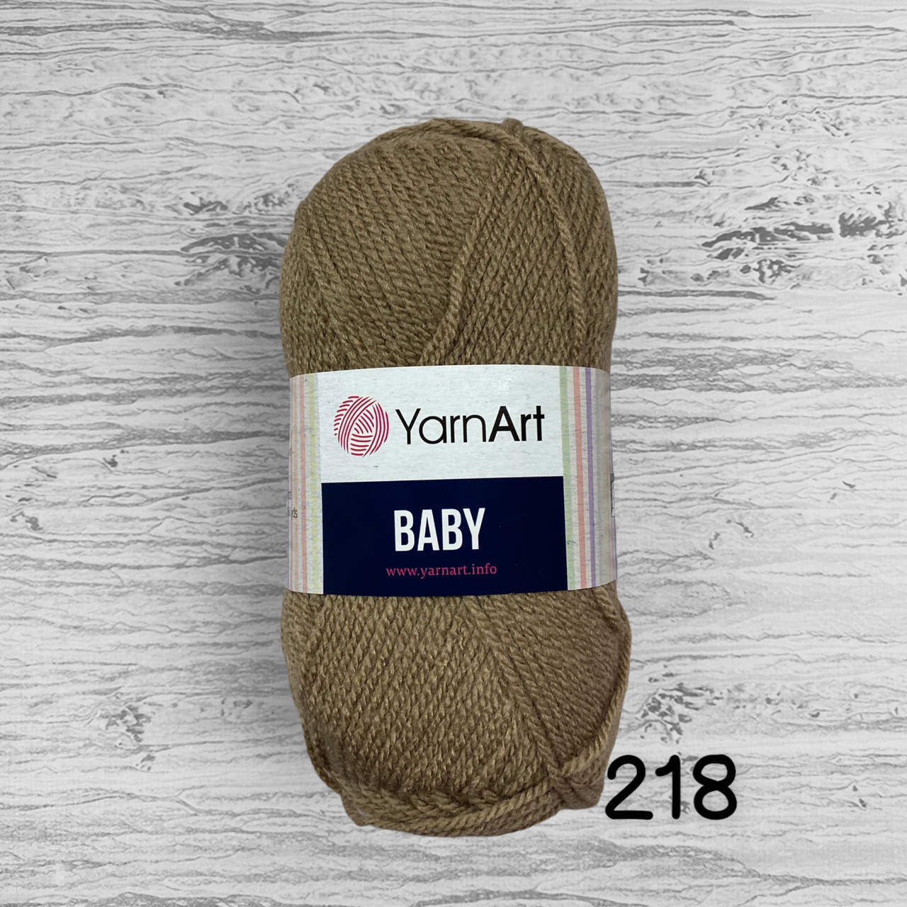 

Акрилова пряжа YarnArt Baby / ЯрнАрт бебі 218, верблюд