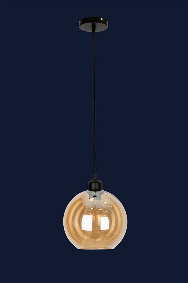 

Подвесной светильник в стиле Лофт с плафоном цвета шампань Левистелла&91610F-1 BR, Золотистый