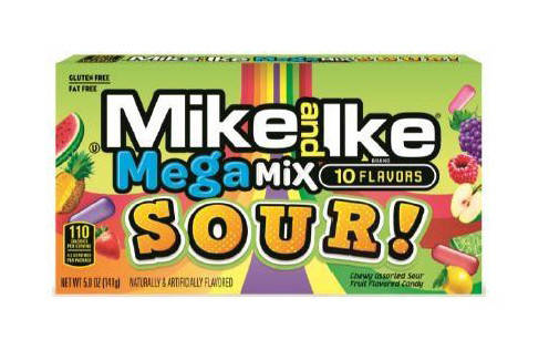 

Желейные конфеты Mike and Ike Mega Mix Sour, 142 г