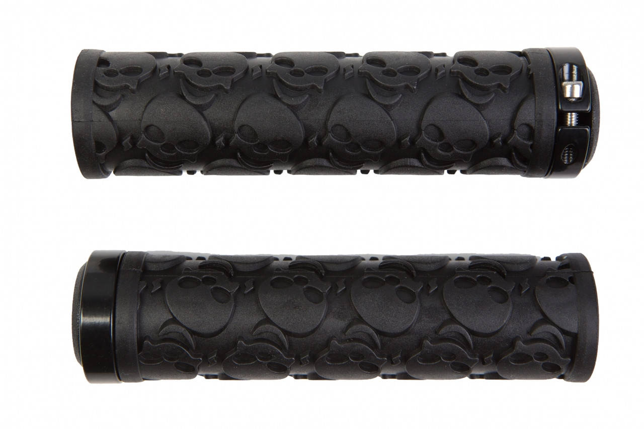 

Грипсы BeCool BC-GR6403, 130мм, черный с черепом (GRI-290)