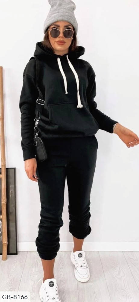 

Спортивный костюм женский трёхнитка на флисе (50-52)(3цв) "NK Collection" недорого от прямого поставщика, Черный