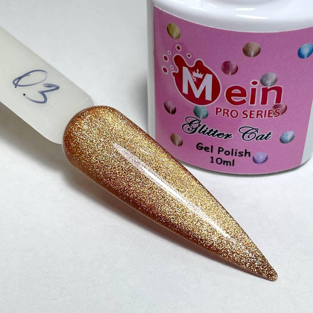 

Гель лаки Glitter Cat Mein 10 мл, № 03