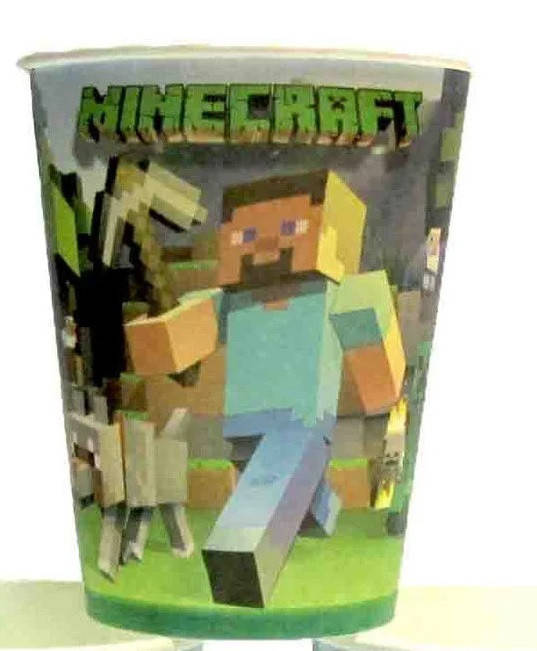 

Стакан праздничный одноразовый детский Майнкрафт Minecraft