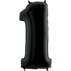

Фольгированная цифра Grabo 40" (100 см) 1 черный