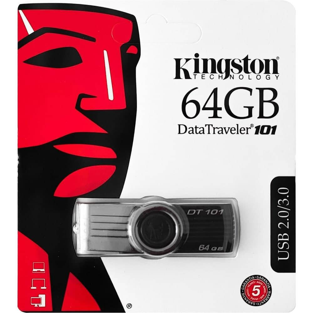 

USB флеш накопитель Kingston DT101 64Gb . Impulse, Разные цвета