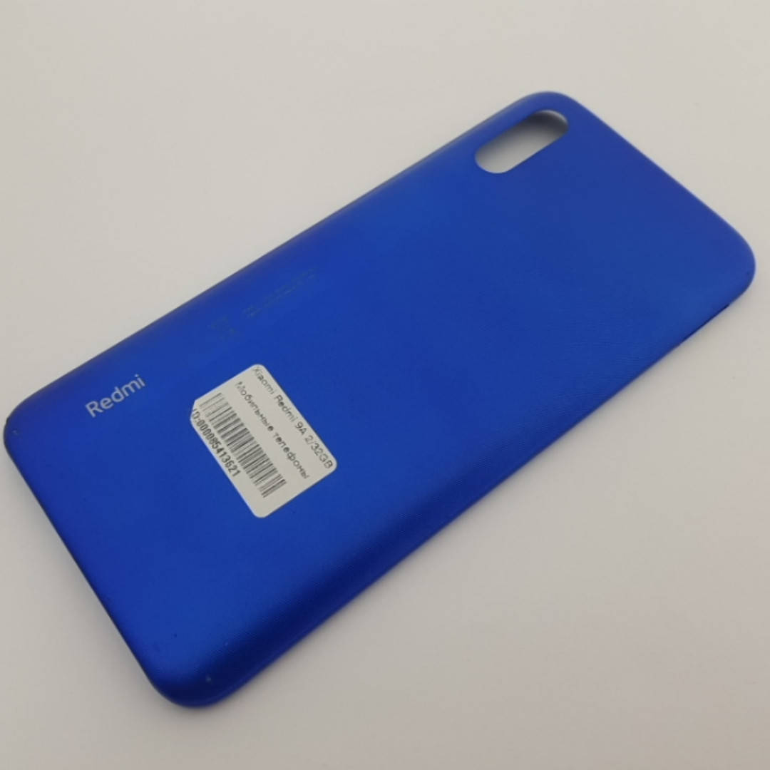 

Крышка Xiaomi Redmi 9A синяя Сервисный оригинал с разборки, Синий